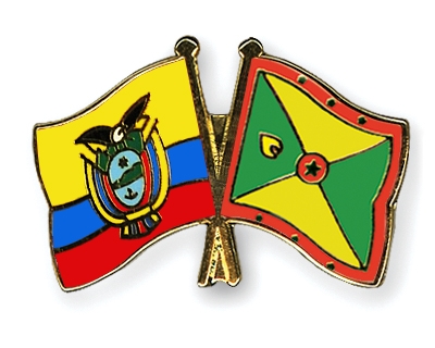 Fahnen Pins Ecuador Grenada