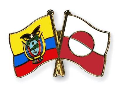 Fahnen Pins Ecuador Grnland