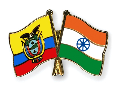 Fahnen Pins Ecuador Indien