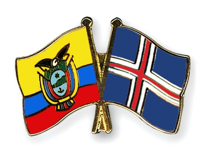 Fahnen Pins Ecuador Island