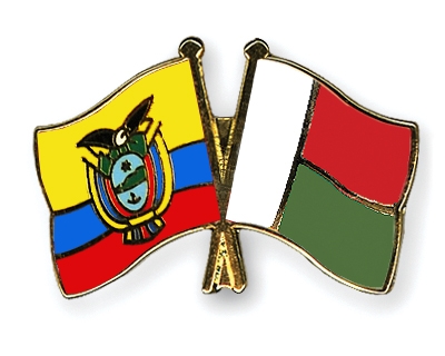 Fahnen Pins Ecuador Madagaskar
