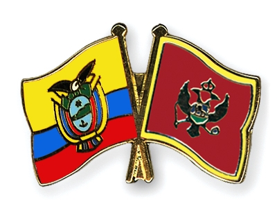 Fahnen Pins Ecuador Montenegro