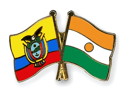 Fahnen Pins Ecuador Niger