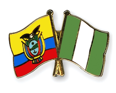 Fahnen Pins Ecuador Nigeria