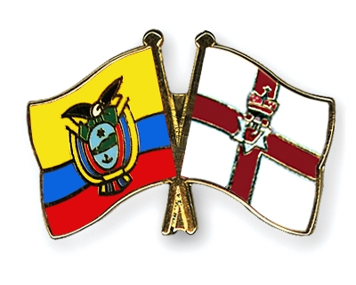 Fahnen Pins Ecuador Nordirland