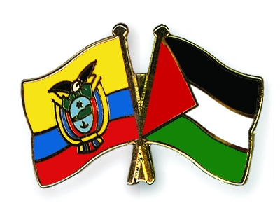 Fahnen Pins Ecuador Palstina