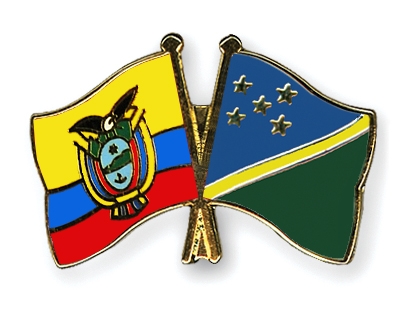 Fahnen Pins Ecuador Salomonen