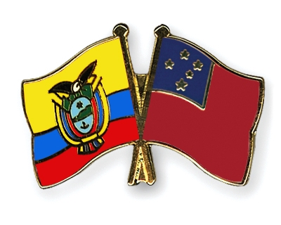 Fahnen Pins Ecuador Samoa