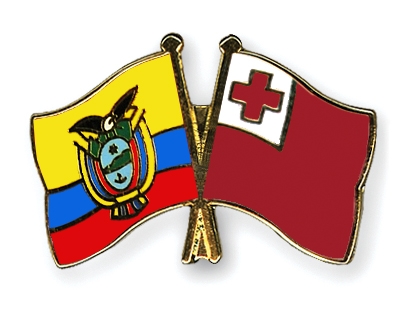 Fahnen Pins Ecuador Tonga