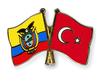 Fahnen Pins Ecuador Trkei