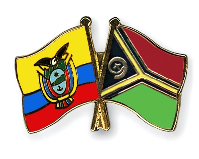 Fahnen Pins Ecuador Vanuatu