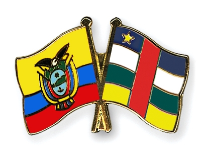 Fahnen Pins Ecuador Zentralafrikanische-Republik