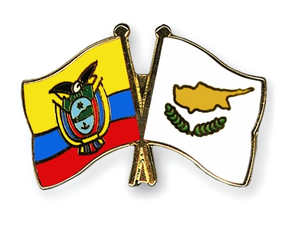Fahnen Pins Ecuador Zypern