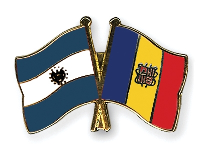 Fahnen Pins El-Salvador Andorra