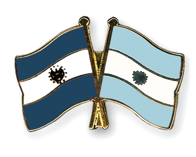 Fahnen Pins El-Salvador Argentinien