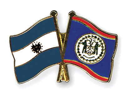 Fahnen Pins El-Salvador Belize