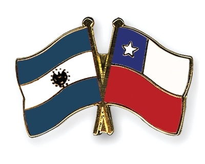 Fahnen Pins El-Salvador Chile