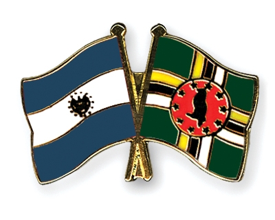 Fahnen Pins El-Salvador Dominica