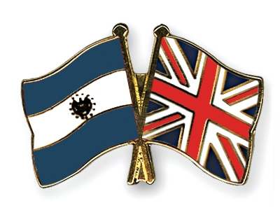 Fahnen Pins El-Salvador Grossbritannien