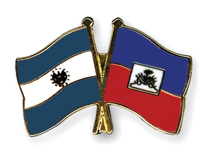 Fahnen Pins El-Salvador Haiti