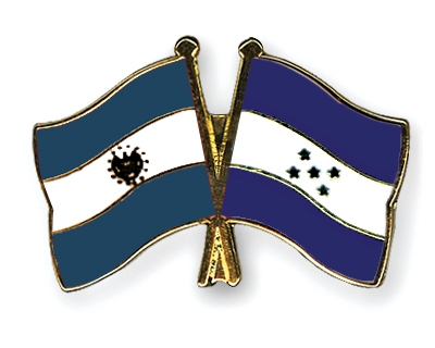 Fahnen Pins El-Salvador Honduras