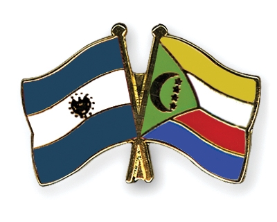 Fahnen Pins El-Salvador Komoren