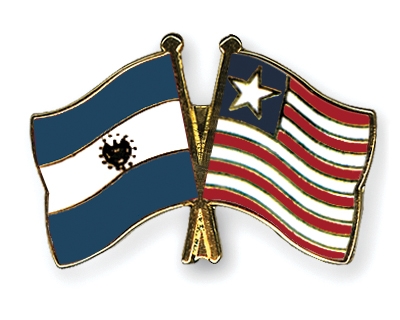 Fahnen Pins El-Salvador Liberia
