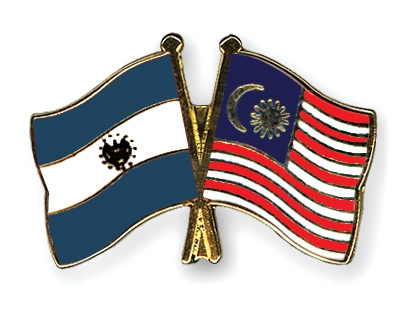 Fahnen Pins El-Salvador Malaysia