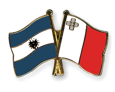 Fahnen Pins El-Salvador Malta