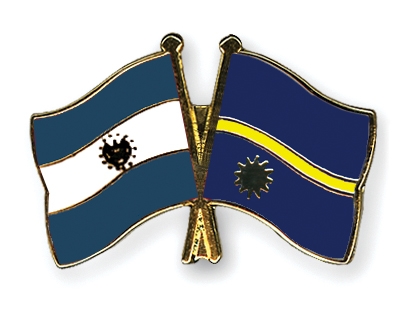 Fahnen Pins El-Salvador Nauru