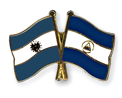 Fahnen Pins El-Salvador Nicaragua