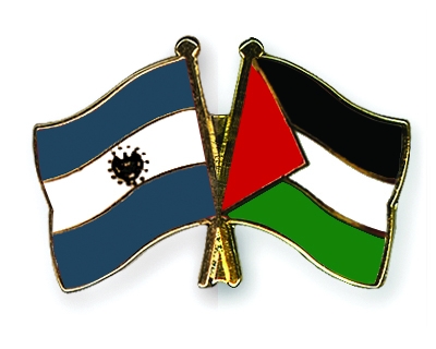 Fahnen Pins El-Salvador Palstina