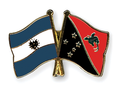 Fahnen Pins El-Salvador Papua-Neuguinea