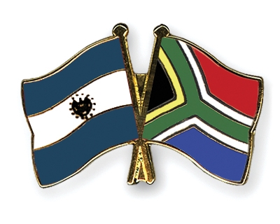 Fahnen Pins El-Salvador Sdafrika