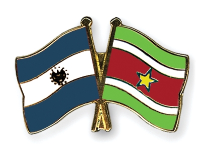 Fahnen Pins El-Salvador Surinam