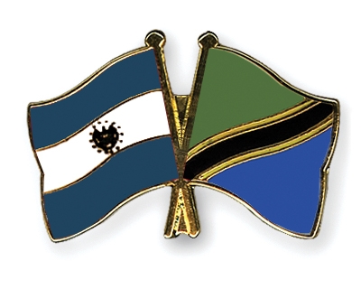 Fahnen Pins El-Salvador Tansania