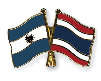 Fahnen Pins El-Salvador Thailand