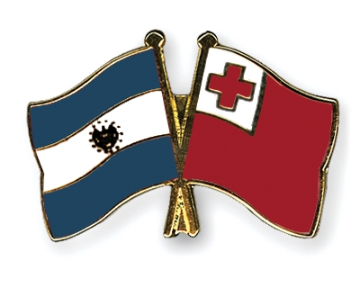 Fahnen Pins El-Salvador Tonga