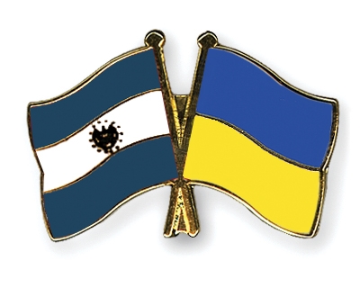 Fahnen Pins El-Salvador Ukraine