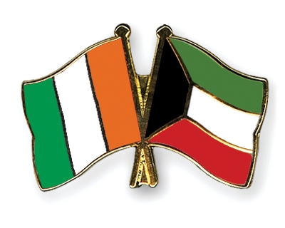 Fahnen Pins Elfenbeinkste Kuwait