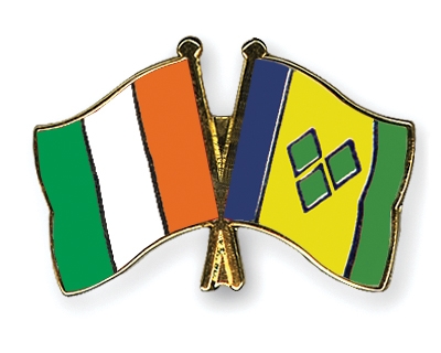 Fahnen Pins Elfenbeinkste St-Vincent-und-die-Grenadinen