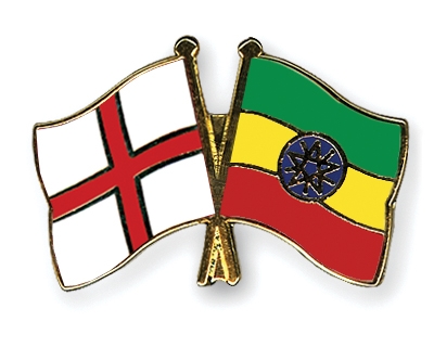 Fahnen Pins England thiopien