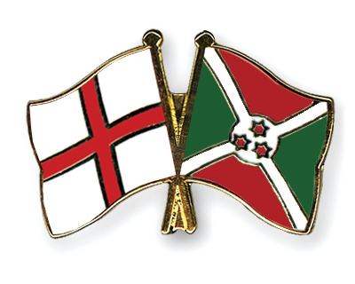 Fahnen Pins England Burundi
