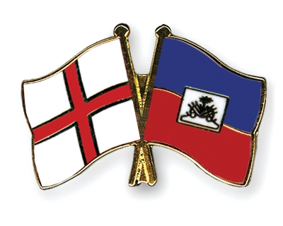 Fahnen Pins England Haiti