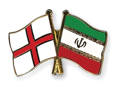 Fahnen Pins England Iran