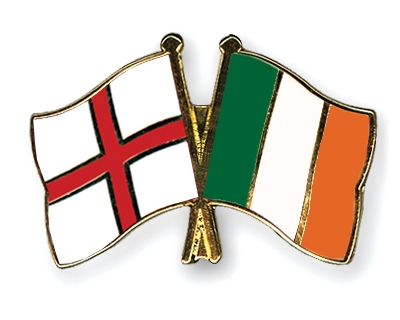 Fahnen Pins England Irland