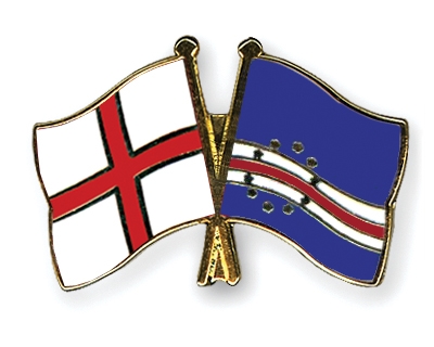Fahnen Pins England Kap-Verde