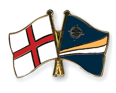 Fahnen Pins England Marshallinseln