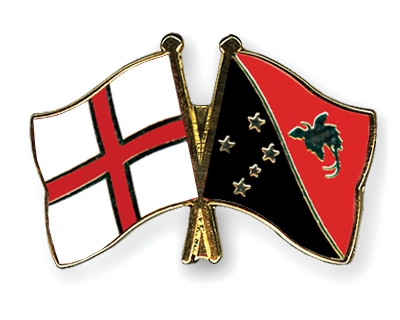 Fahnen Pins England Papua-Neuguinea