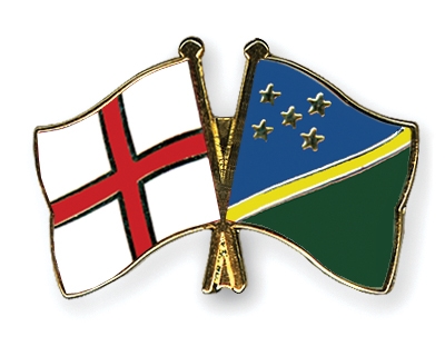 Fahnen Pins England Salomonen